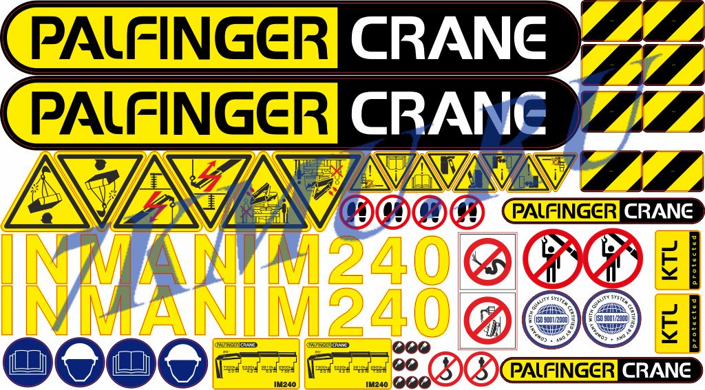 Стикеры для Палфингер Inman IM240